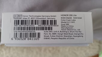 Honor 200 lite 256 GB, RAM 8G - 5