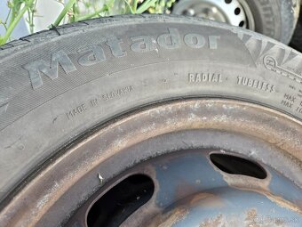 Plechové disky 4x108 + zimné pneu 195/65r15 - 5