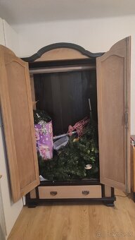 Vintage zrenovovana skriňa na chalupu - 5