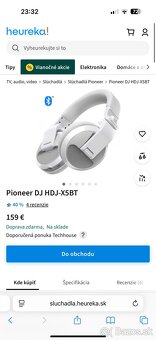 Slúchadla Pioneer DJ HDJ-X5BT-W - 5