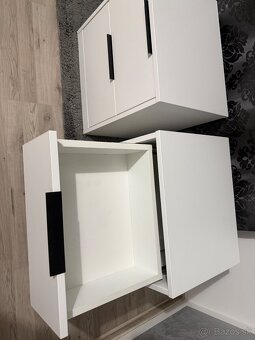 Nočné stolíky biela farba 2ks - 5