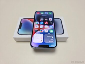 Apple iPhone 14 128gb BLUE,BATERKA 100% - 5