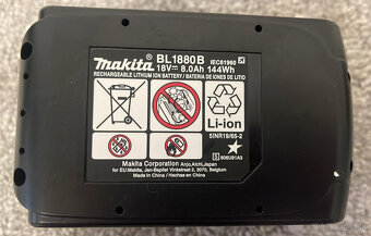 Li-ion batéria BL1880B 18V - 6Ah, pre Makita - 5