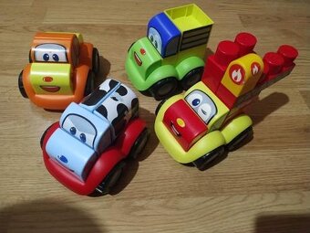 Maxi lego autíčka 4ks - 5