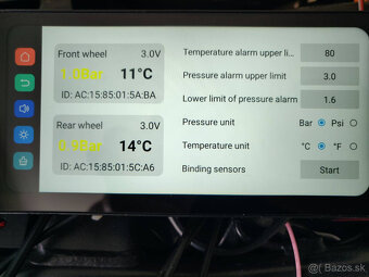 6.3" Android navigačné zariadenie s kamerami a senzormi tla - 5