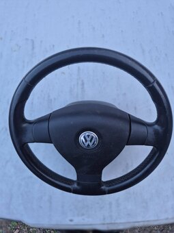 Predám trojramenny kožený volant pre Volkswagen - 5