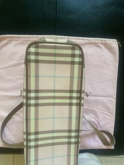 Kabelka, Burberry, púdrovo ružová a béžová - 5