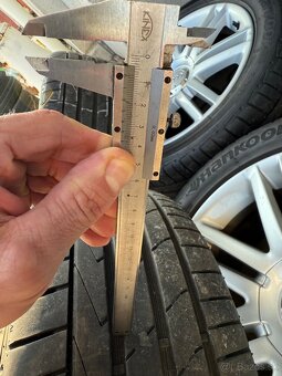 Originál disky 5X112 R18 AUDI S6,245/45 R18 pneu 7mm - 5