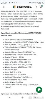 elektrobicykel CTM Wire PRO velkosť L - 5