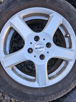 ZIMNE PNEU 185/65 R15 MICHELIN +HLINÍKOVÉ DISKY - 5