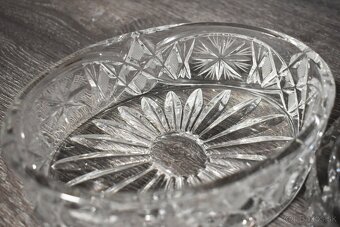 Brúsený kryštáľ dóza - 5