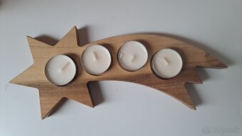 Drevený svietnik - 5