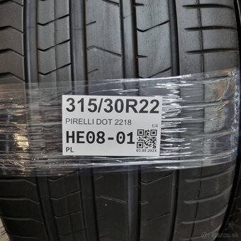 Letné pneumatiky 315/30 R22 PIRELLI DOT2218 - 5