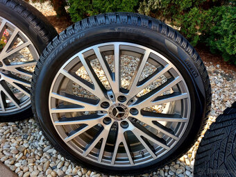 4-originál obute alu 5x112 R18 Mercedes 7.5J ET49-225/45 r18 - 5