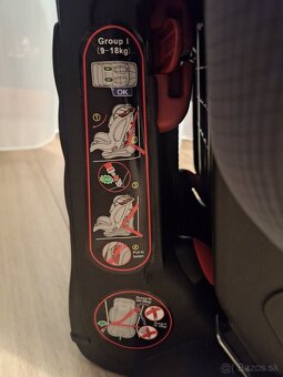 Predám polovateľnú autosedačku PETITE&MARS - 5
