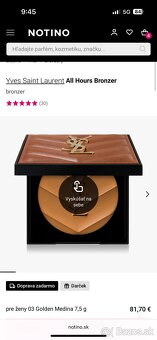 Úplne nový len skladovaný bronzer Yves Sint Lurent - 5