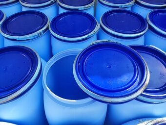 Lacné potravinárske plastové 70l sudy - 5