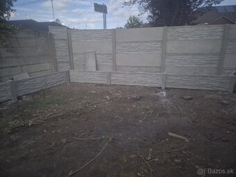 Betónové ploty, výroba, montáž - 5