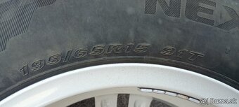 Elektrony 5x100 r15 + Celoročne pneumatiky - 5