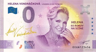 0 € / 0 euro souvenir bankovky HELENA VONDRÁČKOVÁ - 5