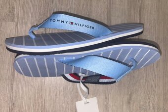 Šlapky Tommy Hilfiger v.38 s visačkou bledomodré - 5