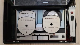 Predám historický kufríkový diktafón GRUNDIG - stenorette SL - 5