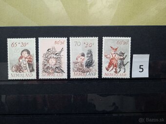 Poštové známky č.813 - 20 sérií SVET - 5