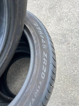Predám 4ks 275/45/R20 letné pneumatiky Pirelli - 5