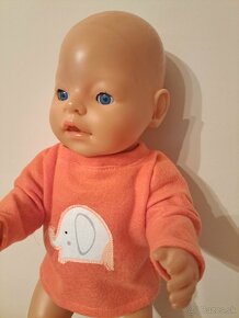 Hrubšie tričká pre 43cm baby born bábiky - 5