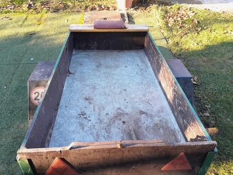 brzdený vozik za malotraktor - 5