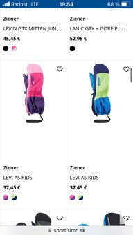 Detské lyžiarske rukavice ZEINER - 5