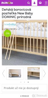 Postieľka New Baby + matrac Zaren – 120 € - 5