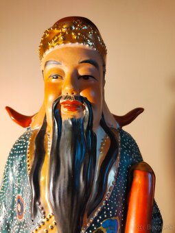 3 čínske sochy porcelán - 5