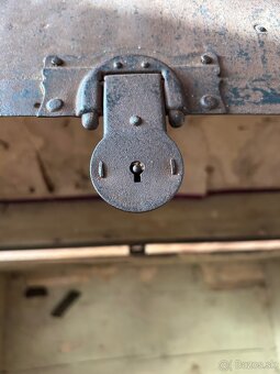 Starožitný lodný kufor - 5