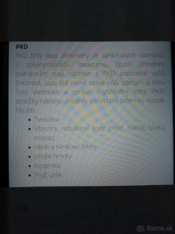 12ks-Diamantové sústružnícke,PKD nože. - 5