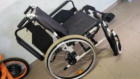 invalidny vozík XXL 59cm pre širšie ťažšie postavy do 200kg - 5