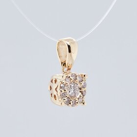 Diamantový náhrdelník 0.13 karátov - 5