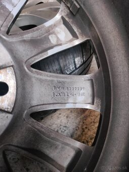 4ks alu disky orig. BMW 5x120 R18 + snimače tlaku - 5