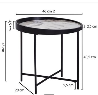 Príročné stolíky rôzne druhy / konferenčný stolík - 5