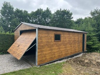 Plechová garáž 4,5x6 m. - 5
