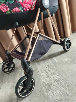CYBEX MIOS Rose Gold/Spring Blossom Dark, kočík-3kombinácia - 5