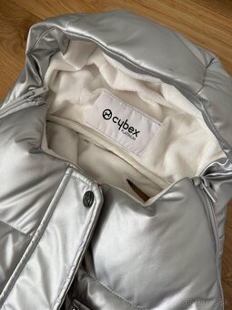 Predám zimní fusak Cybex Platinum mini Arctic Silver - 5