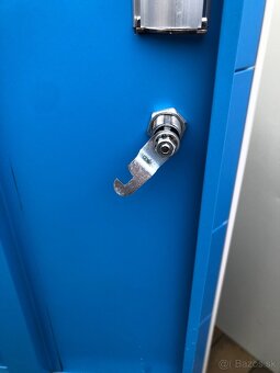 Šatníková kovová plechová skrinka 1ks - 5