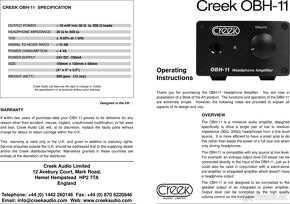 Creek OBH-11 - sluchátkovy zosilňovací - 5