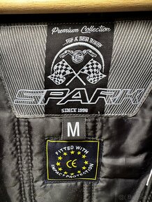 Moto bunda SPARK MIZZEN čierno šedá veľ. M - 5