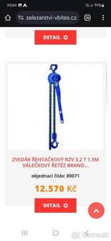 Račňový zdvihak (hupcuk) BRANO 3.2t - 5