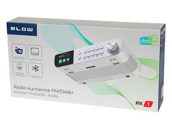 Rádio kuchynské BLOW RK1 biele - 5