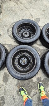 Predám plechové disky 205/55 R16 - 5