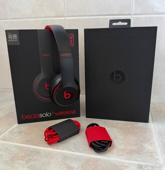 Slúchadlá Beats Solo3 Wireless - vyvzdorované čierno/červené - 5