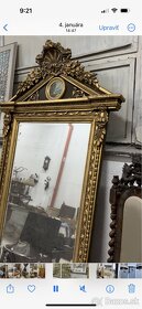 Zrkadlo v zdobenom starožitnom ráme - 5